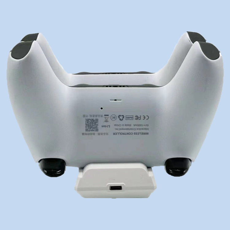 For PS5 Controller Dock Charger Gamepad Dual Port Quick Charger(White) - Charger & Power by buy2fix | Online Shopping UK | buy2fix