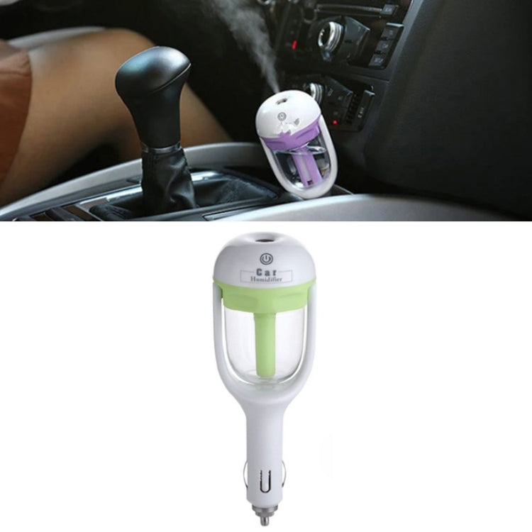 Car Negative Ion Spray Humidifier Aromatherapy Air Purifier(Light Green) - Air Purifier by buy2fix | Online Shopping UK | buy2fix