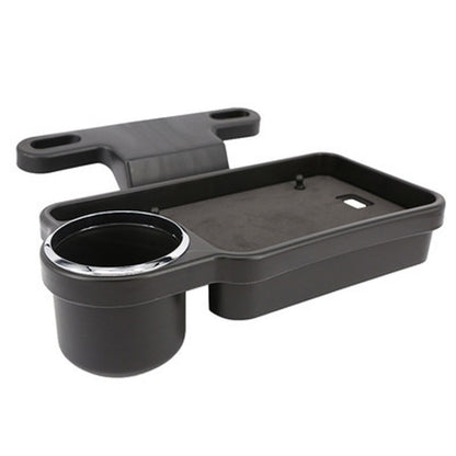 Automotive Water Cup Holder Drink Holder Car Rear Chair Seat Holder Tray(Black) by buy2fix