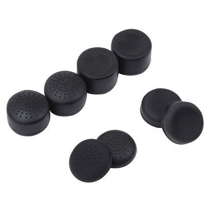8pcs /Set For PS5 / PS4 Silicone Joystick Cap Booster Cap Gamepad Rocker Protective Case(Black) - Cases by buy2fix | Online Shopping UK | buy2fix