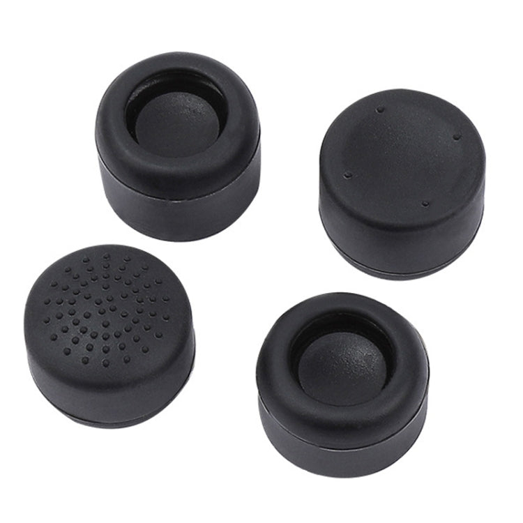 8pcs /Set For PS5 / PS4 Silicone Joystick Cap Booster Cap Gamepad Rocker Protective Case(Black) - Cases by buy2fix | Online Shopping UK | buy2fix