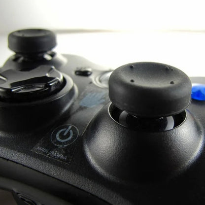 8pcs /Set For PS5 / PS4 Silicone Joystick Cap Booster Cap Gamepad Rocker Protective Case(Black) - Cases by buy2fix | Online Shopping UK | buy2fix