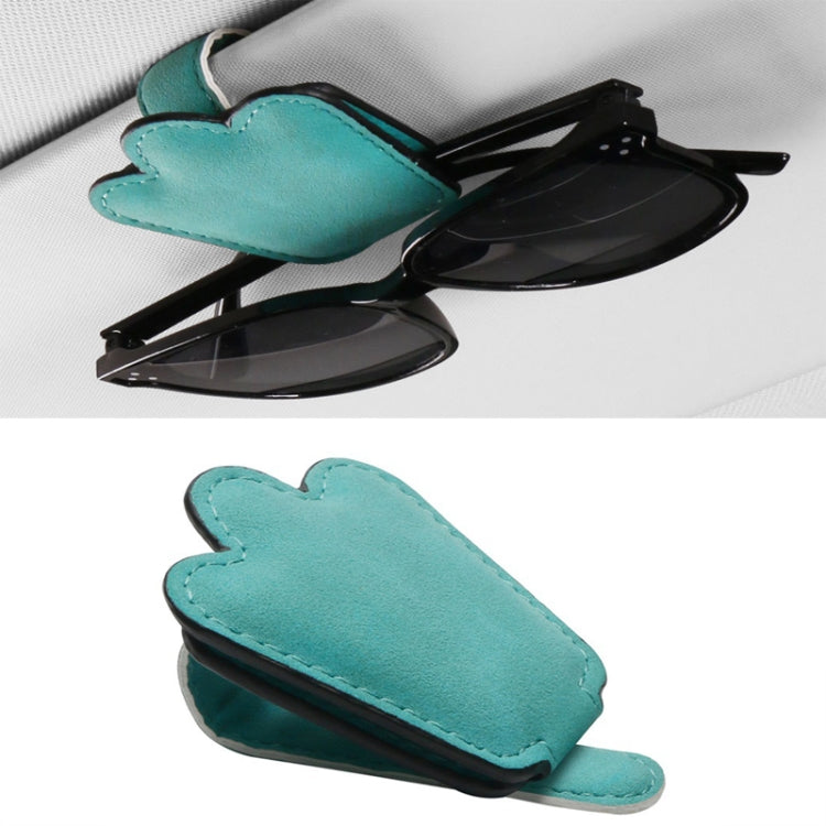 Automotive Shade Eyewear Holder Car Visor Sunglasses And Ticket Organizer(Blue) by buy2fix