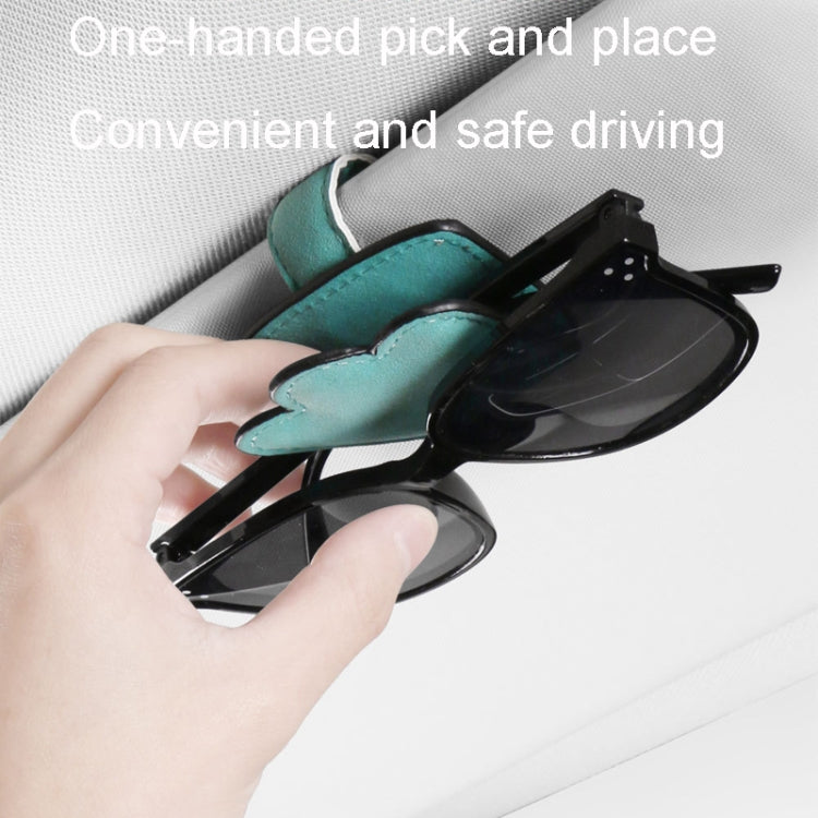 Automotive Shade Eyewear Holder Car Visor Sunglasses And Ticket Organizer(Gray) by buy2fix