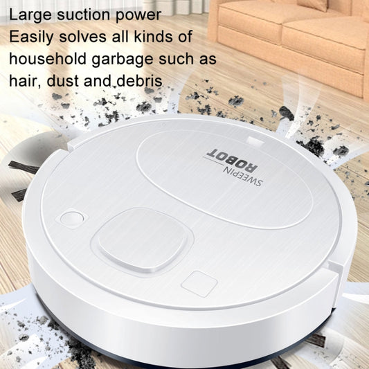 Intelligent Screening Robot USB Charging Automatic Cleaning Machine Vacuum Cleaner(Black) - Robot Vacuum Cleaner by buy2fix | Online Shopping UK | buy2fix