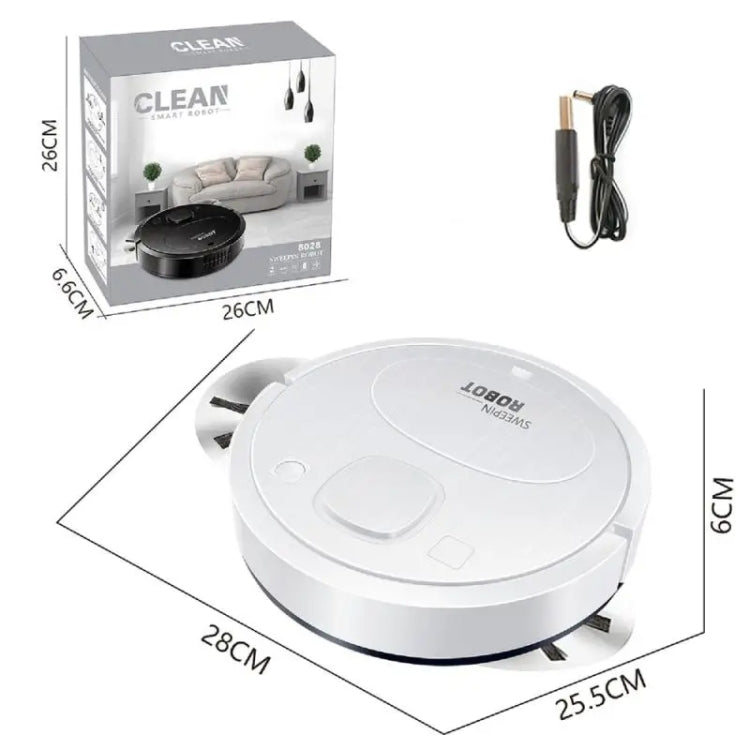 Intelligent Screening Robot USB Charging Automatic Cleaning Machine Vacuum Cleaner(White) - Robot Vacuum Cleaner by buy2fix | Online Shopping UK | buy2fix
