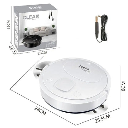 Intelligent Screening Robot USB Charging Automatic Cleaning Machine Vacuum Cleaner(White) - Robot Vacuum Cleaner by buy2fix | Online Shopping UK | buy2fix