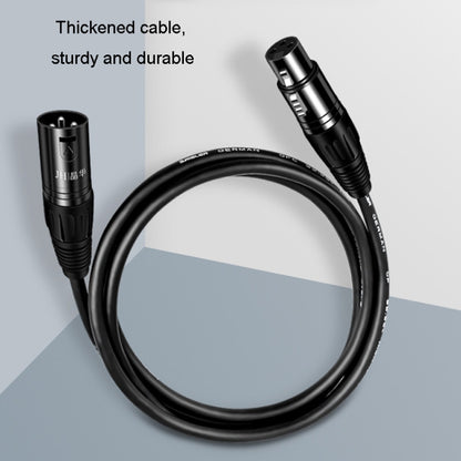 JINGHUA Microphone Cable XLR Male To Female Balanced Cable Mixing Console Amplifier Audio Cable, Length: 3M - Microphone Audio Cable & Connector by JINGHUA | Online Shopping UK | buy2fix