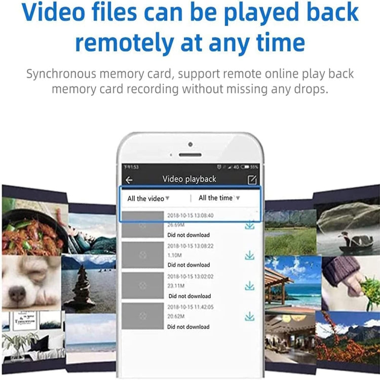 2 Million Pixel HD Home Smart WIFI Remote Mini 1080P Surveillance Camera, Specification: X5 by buy2fix