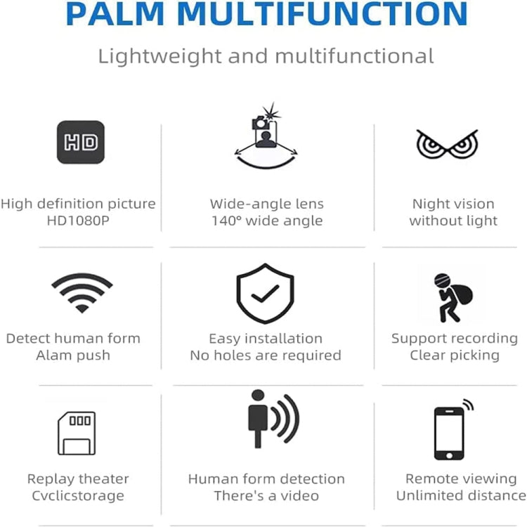 2 Million Pixel HD Home Smart WIFI Remote Mini 1080P Surveillance Camera, Specification: X5 by buy2fix