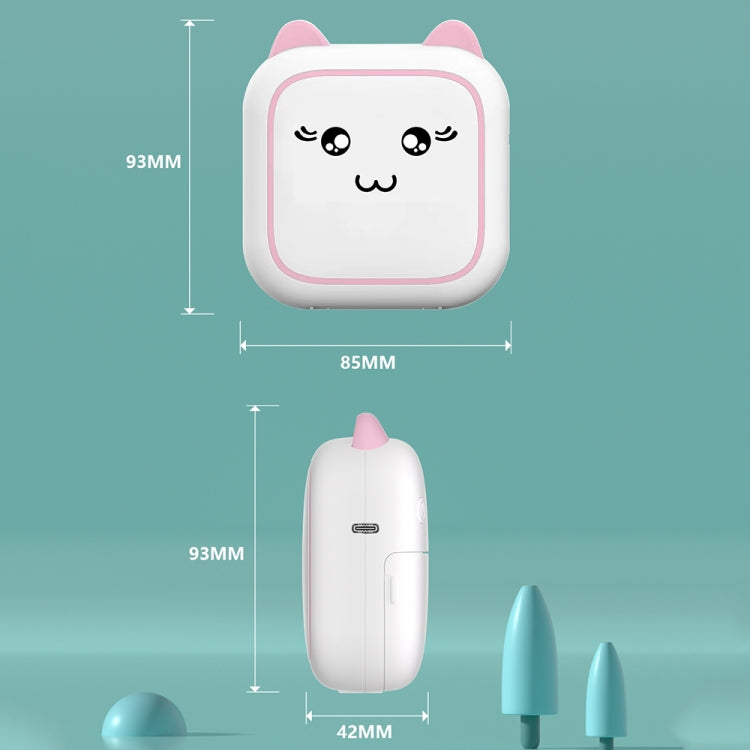 M5 Mini Cartoon Portable Bluetooth Printer Photo Thermal Printer(Blue) - Photo Printers by Huawei | Online Shopping UK | buy2fix