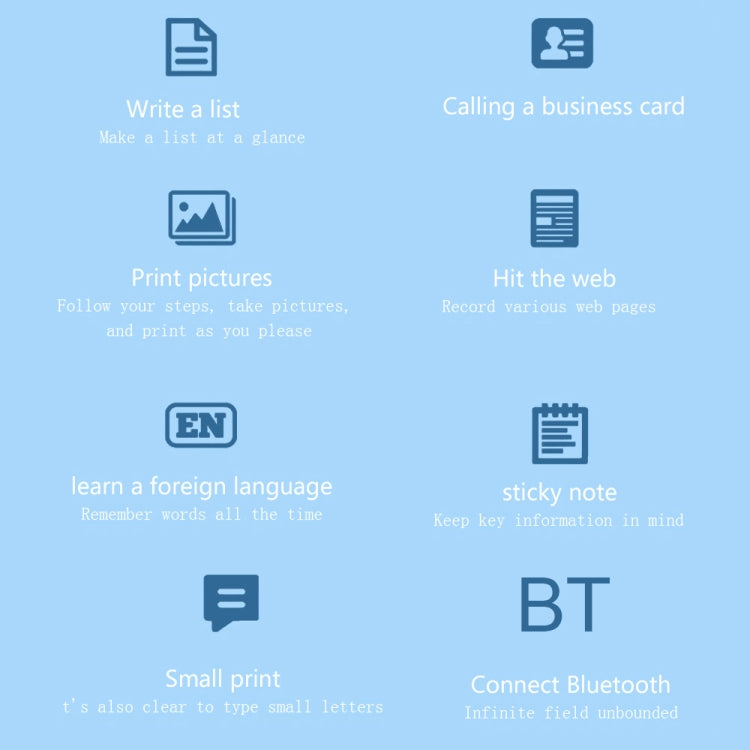C15 Mini Student Bluetooth Inkless Photo Label Thermal Printer, Spec: Pink+5 Stickers+5 Paper+3 Color Paper - Photo Printers by Huawei | Online Shopping UK | buy2fix
