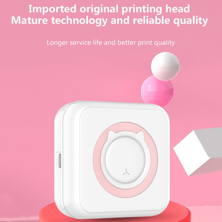 C15 Mini Student Bluetooth Inkless Photo Label Thermal Printer, Spec: Pink+5 Stickers+5 Paper+3 Color Paper - Photo Printers by Huawei | Online Shopping UK | buy2fix