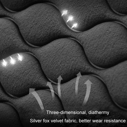 12V Car Winter Electric Heating Short Plush Seat Cushion, Color: Brown by buy2fix