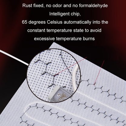 12V Car Winter Electric Heating Short Plush Seat Cushion, Color: Gray by buy2fix