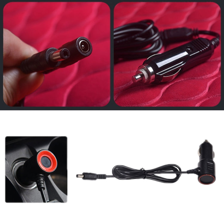 12V Car Winter Electric Heating Short Plush Seat Cushion, Color: Brown by buy2fix