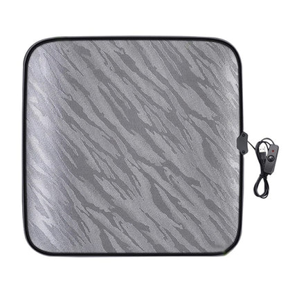 5V Car USB Interface Electric Heating Seat Cushion, Color: Gray by buy2fix