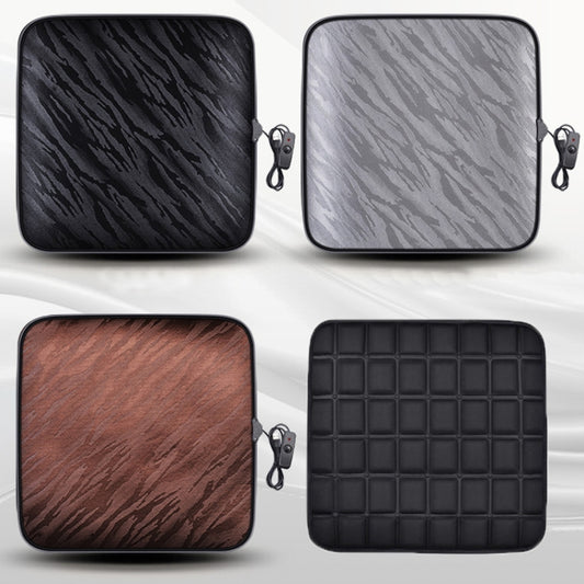 5V Car USB Interface Electric Heating Seat Cushion, Color: Coffee by buy2fix
