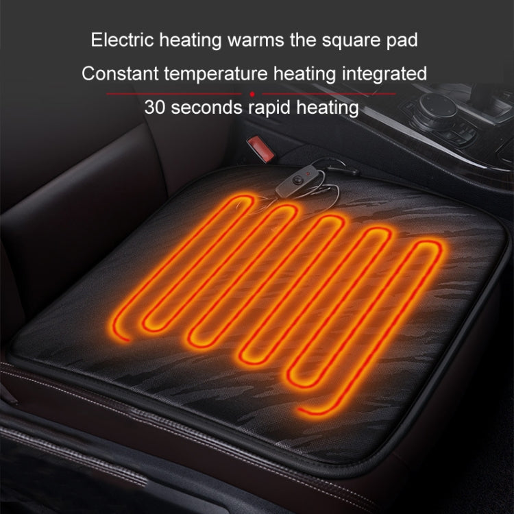 5V Car USB Interface Electric Heating Seat Cushion, Color: Black by buy2fix