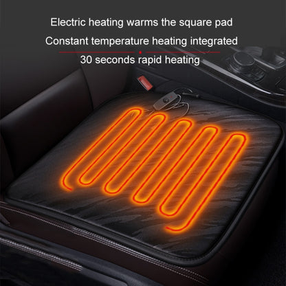 5V Car USB Interface Electric Heating Seat Cushion, Color: Black by buy2fix