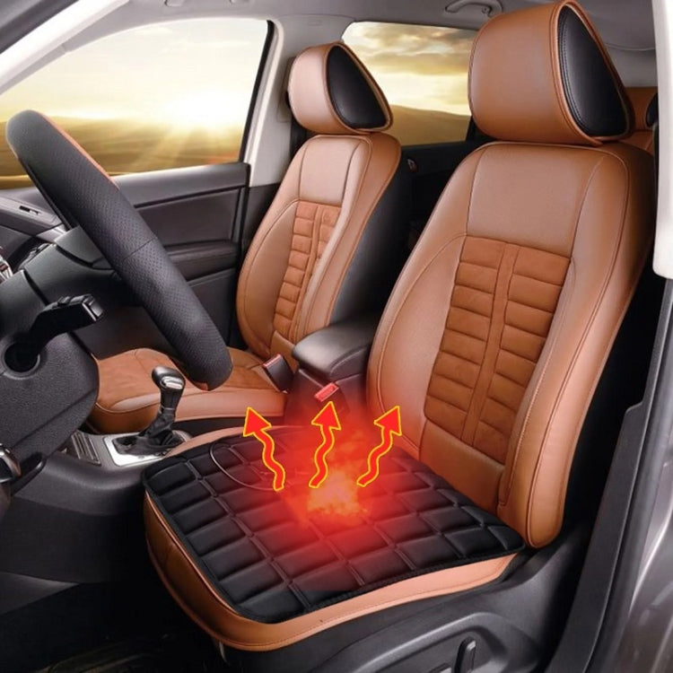 5V Car USB Interface Electric Heating Seat Cushion, Color: Gray by buy2fix