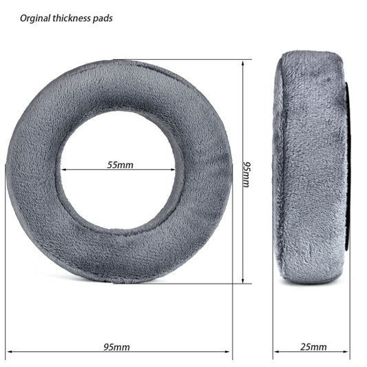 1pair For Beyerdynamic DT700 Prox DT900 Prox Headphone Covers, Color: Gray Original Thick Flannel - Earmuff & Pad by buy2fix | Online Shopping UK | buy2fix