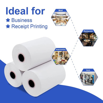 100volume/Box 57x50mm Thermal Paper Take-Out Kitchen Printing Receipt Paper(No Tube Core) - Printing Paper by buy2fix | Online Shopping UK | buy2fix