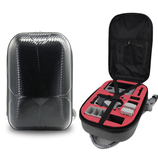 For DJI Mini 4 Pro Drone Storage Bag Carbon Fiber Backpack, Spec: Conventional Style by buy2fix