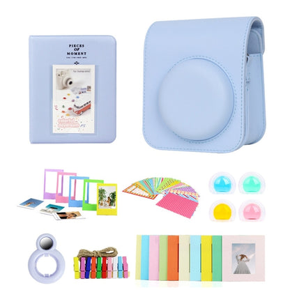 For Polaroid Mini12 7 in 1 Photo Album Sticker Photo Frame Camera Bag, Color: Blue by buy2fix