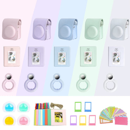 For Polaroid Mini12 7 in 1 Photo Album Sticker Photo Frame Camera Bag, Color: Green by buy2fix