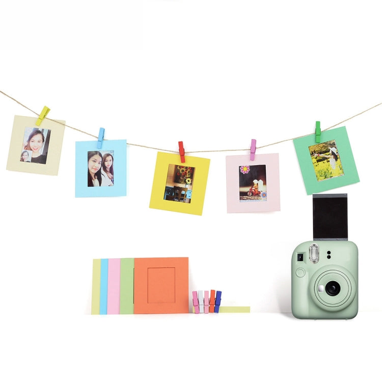 For Polaroid Mini12 7 in 1 Photo Album Sticker Photo Frame Camera Bag, Color: Green by buy2fix