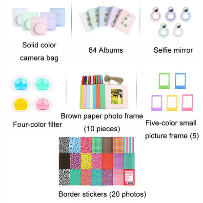 For Polaroid Mini12 7 in 1 Photo Album Sticker Photo Frame Camera Bag, Color: White by buy2fix