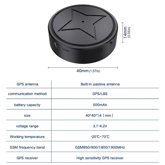 2G Wireless GPS Strong Magnetic Locator For Pets/Elderly/Children - Personal Tracker by buy2fix | Online Shopping UK | buy2fix