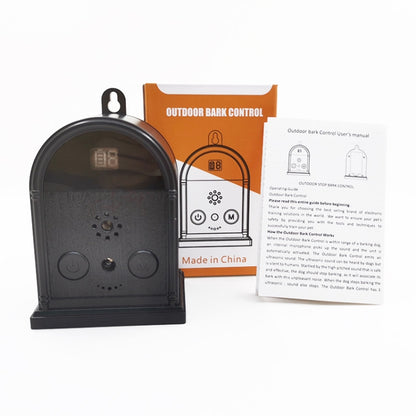 Outdoor Digital Display Adjustable Ultrasonic Bark Stopper Portable Pet Trainer by buy2fix