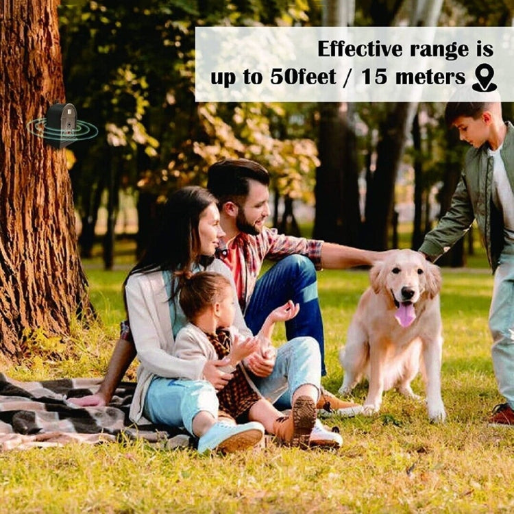 Outdoor Digital Display Adjustable Ultrasonic Bark Stopper Portable Pet Trainer by buy2fix