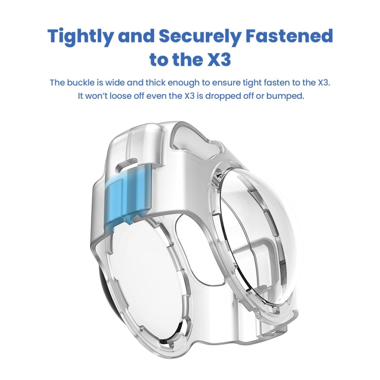 For Insta360 X3 AMagisn Protective Camera Accessories Lens Guard+Case by aMagisn