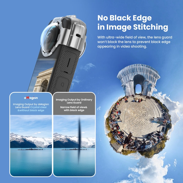 For Insta360 X3 AMagisn Protective Camera Accessories Silicone Case by aMagisn