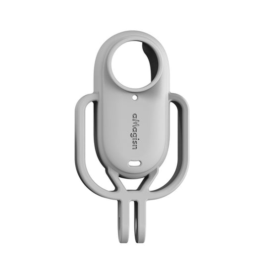 For Insta360 GO 3 AMagisn Silicone Case Camera Protective Accessories, Style: Vertical Gray by aMagisn