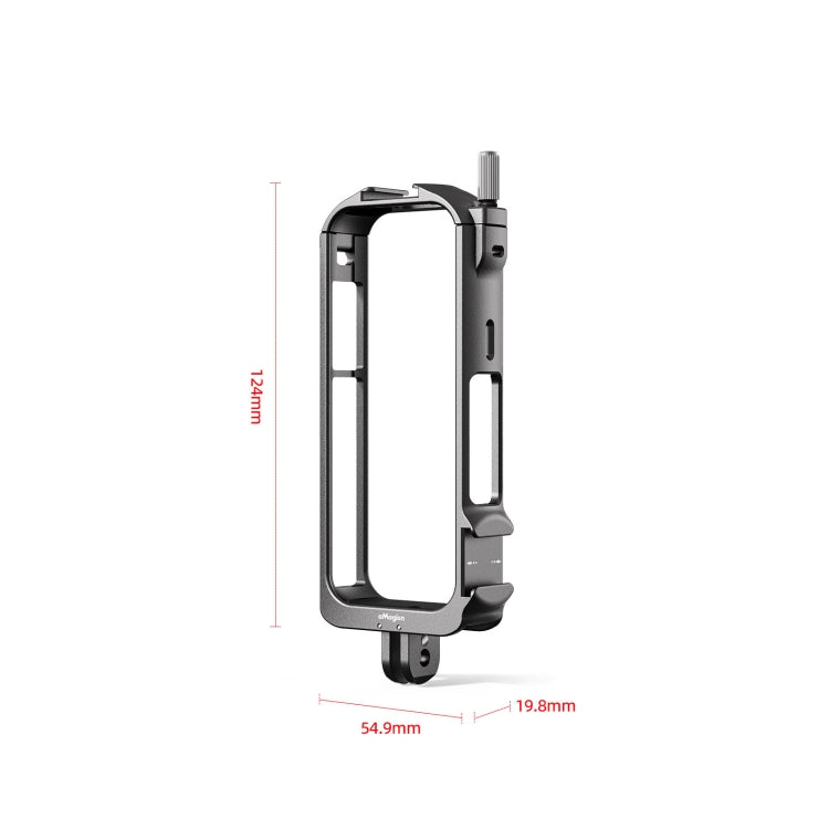 For Insta360 X3 AMagisn Metal Rabbit Cage Protective Frame Accessories, Spec: With Lens Cover by aMagisn