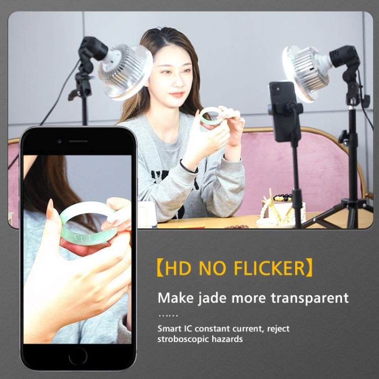 90W 155mm  Mushroom Fill Light + Desktop Overhead Photography Stand Kit for Photo/Video - Selfie Light by buy2fix | Online Shopping UK | buy2fix