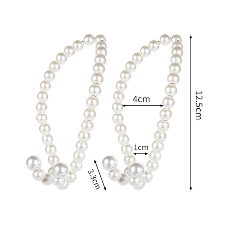 Stainless Steel Pearl Multifunctional Car Seat Back Hook(Fish Pearl) by buy2fix