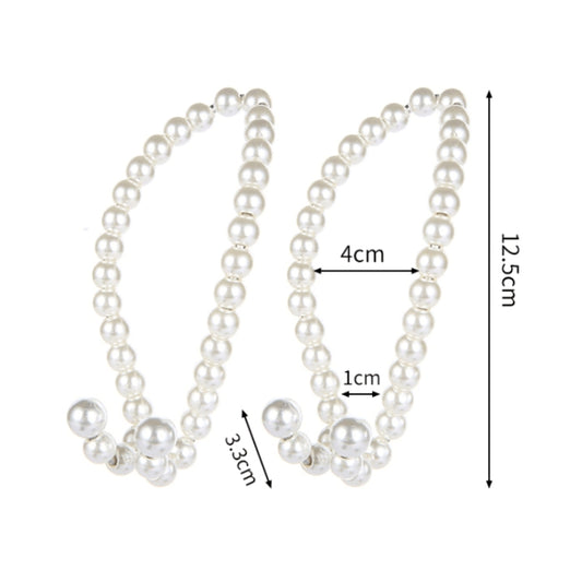 Stainless Steel Pearl Multifunctional Car Seat Back Hook(Fish Pearl) by buy2fix