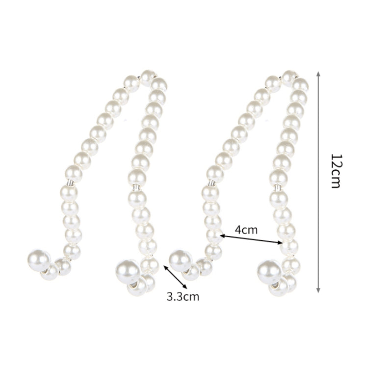 Stainless Steel Pearl Multifunctional Car Seat Back Hook(Mobile Bracket Pearl) by buy2fix