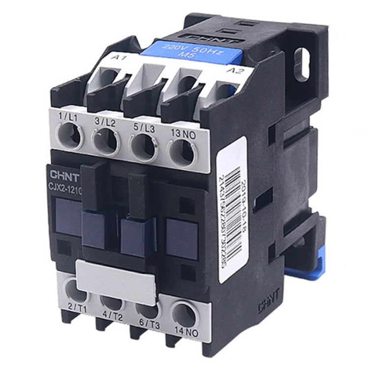 CHNT CJX2-1201 12A 220V Silver Alloy Contacts Multi-Purpose Single-Phase AC Contactor - Relays by CHNT | Online Shopping UK | buy2fix