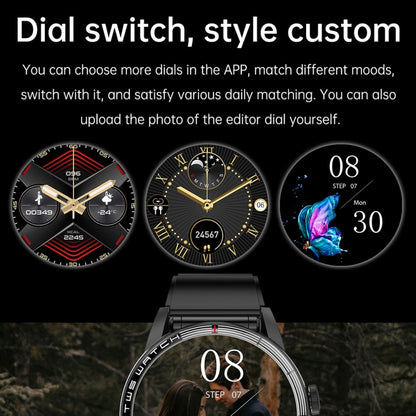 R6 1.32-Inch TWS 2-In-1 Bluetooth Headset Smart Watch, Heart Rate / Blood Oxygen Monitoring(Black Silicon) by buy2fix