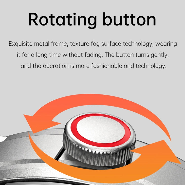 R6 1.32-Inch TWS 2-In-1 Bluetooth Headset Smart Watch, Heart Rate / Blood Oxygen Monitoring(Black Leather) by buy2fix