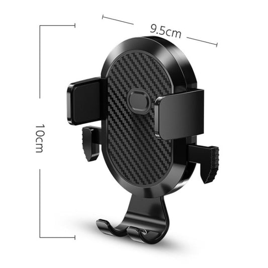 Carbon Fiber Automotive Phone Holder Car Navigation Bracket Telescopic Model, Specification: 2 In 1(Love Model) by buy2fix