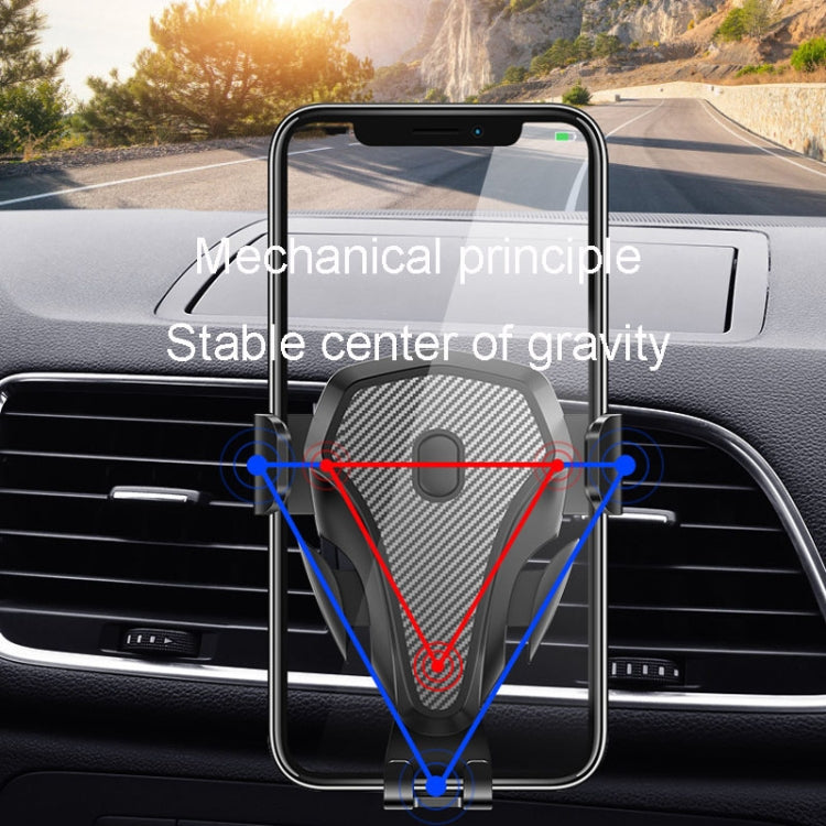 Carbon Fiber Automotive Phone Holder Car Navigation Bracket Telescopic Model, Specification: 2 In 1(Love Model) by buy2fix