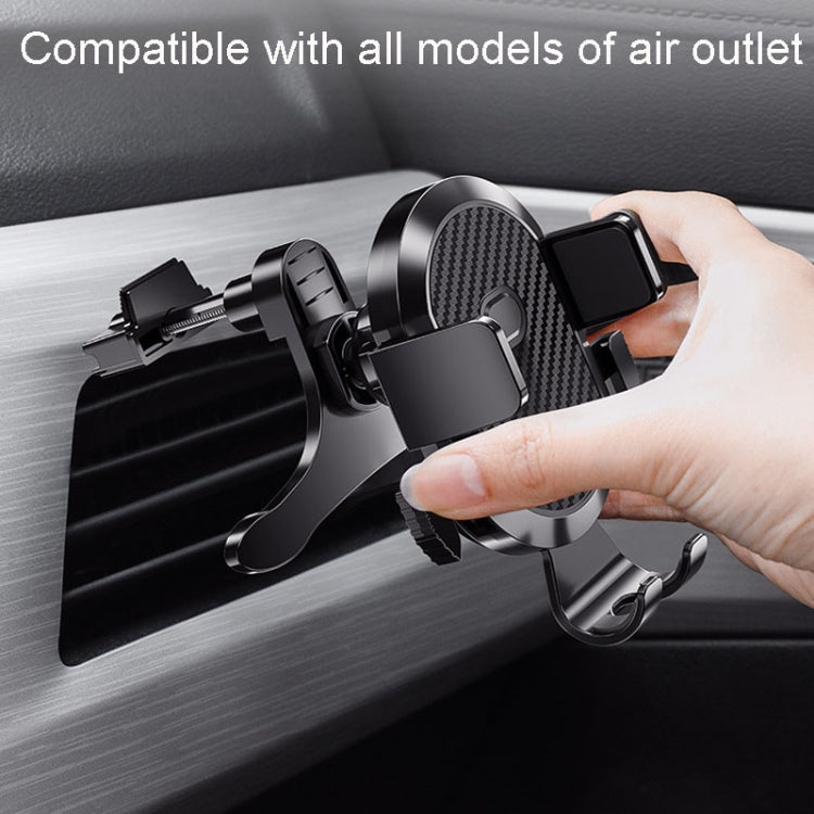 Carbon Fiber Automotive Phone Holder Car Navigation Bracket Telescopic Model, Specification: 2 In 1(Love Model) by buy2fix