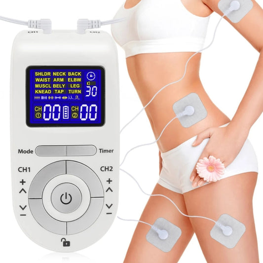 12 Modes TENS Machine Low Frequency Pulse Physiotherapy Device for Pain Relief  HH-8812 - Massage & Relaxation by buy2fix | Online Shopping UK | buy2fix